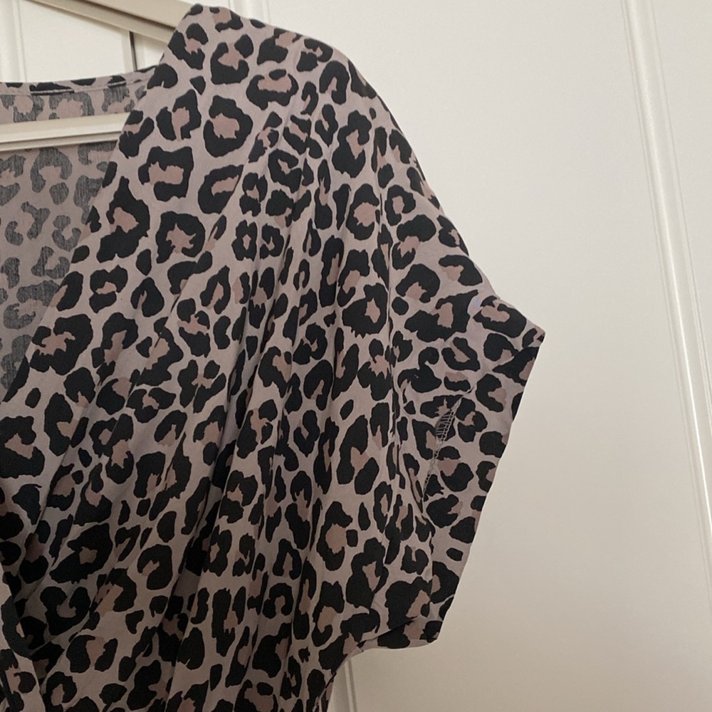 MODA ITALIA ANIMAL PRINT SUMMER DRESS . - Picture 3 of 10